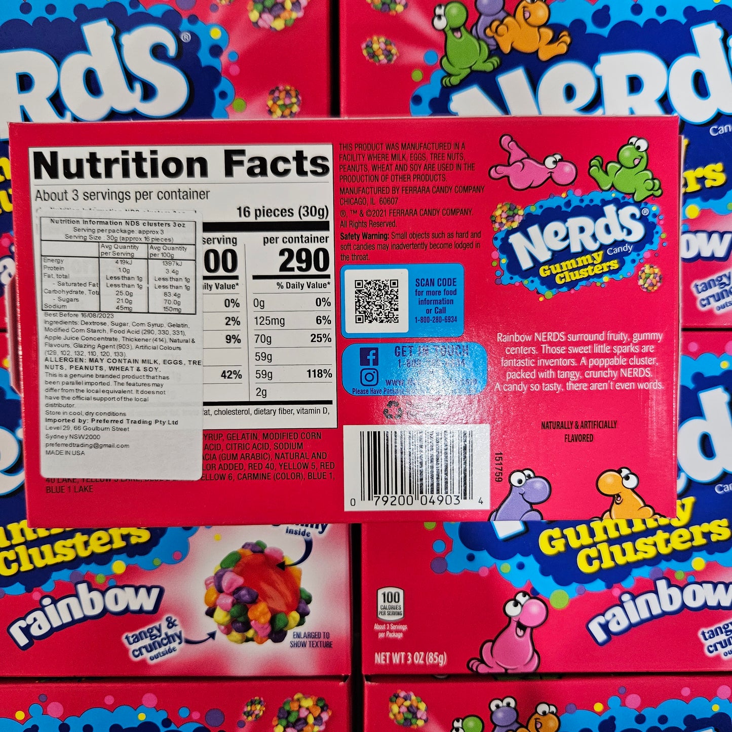 Nerds Gummy Clusters 85g