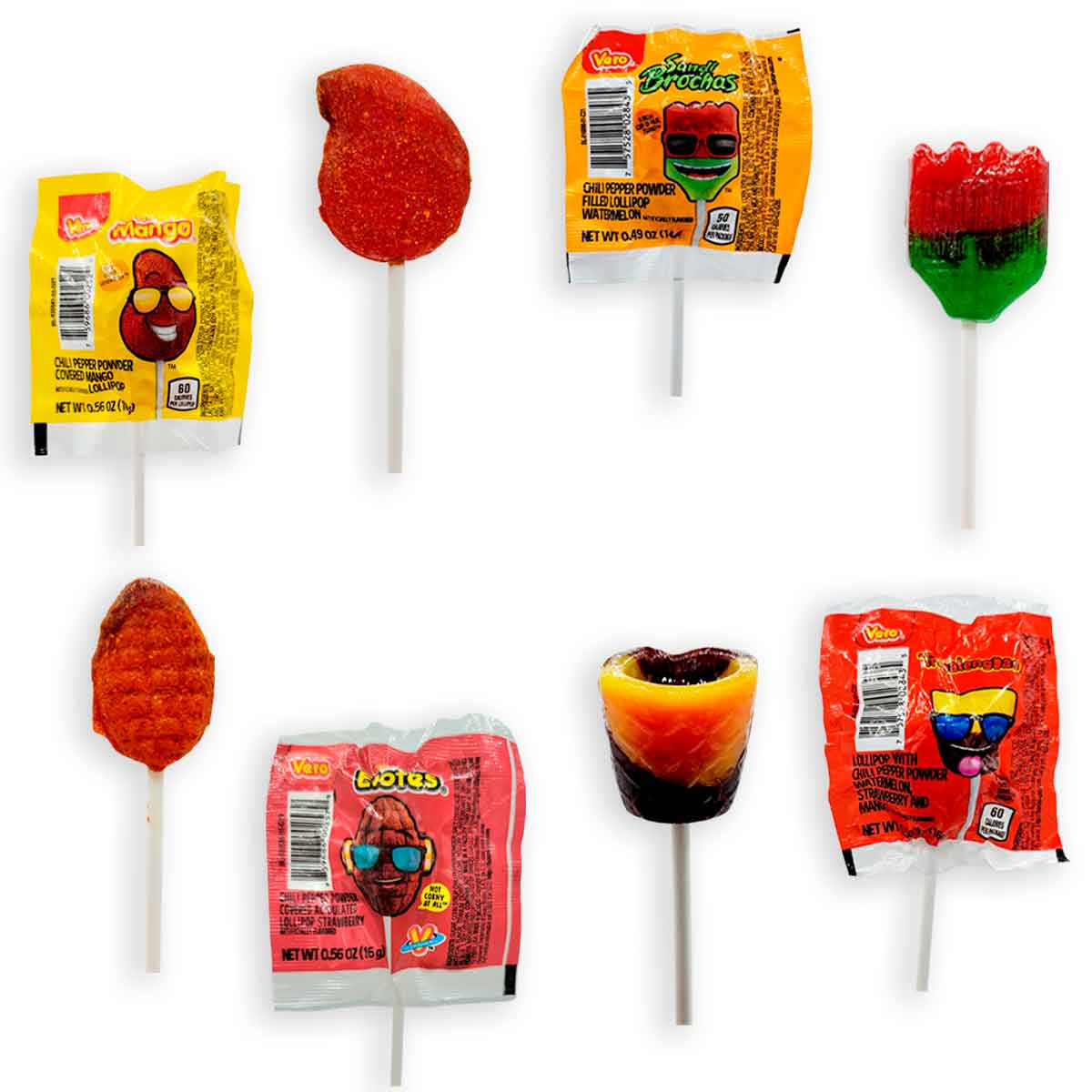 Vero Spicy Mixed Lollipops