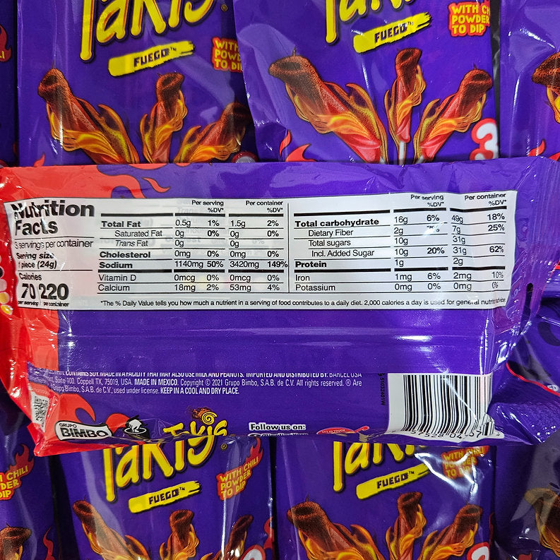 Vero Takis Fuego Lollipops 3 Pack (Seconds)