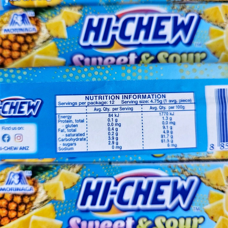 Morinaga Hi-Chew Sweet & Sour Pineapple