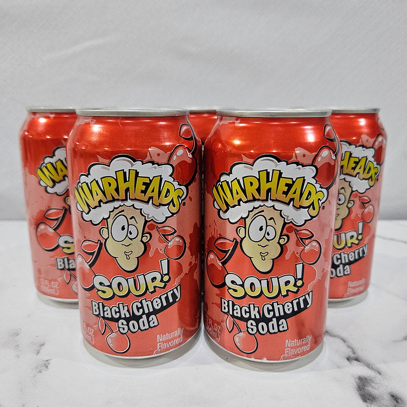 Warheads Black Cherry Soda 355ml