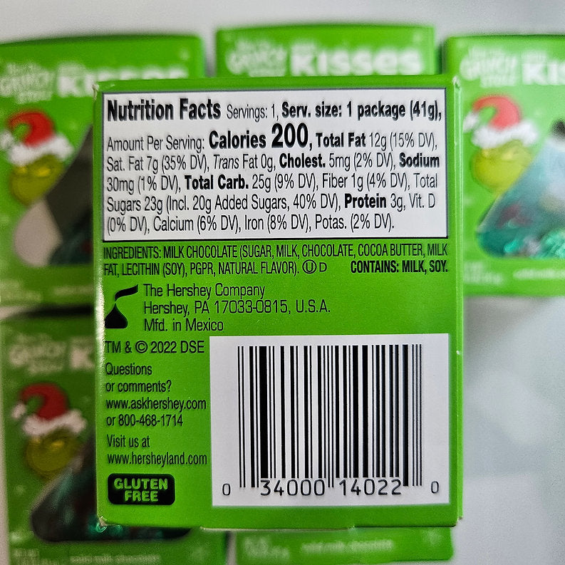 Hershey's How the Grinch Stole Kisses Limited Edition