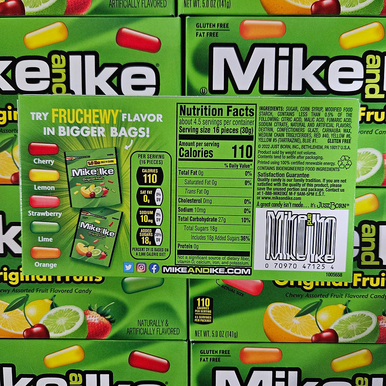 Mike and Ike Original Fruits 141g (Seconds)